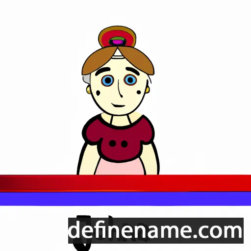 cartoon of the name Joanna