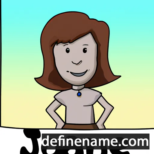 cartoon of the name Joanne