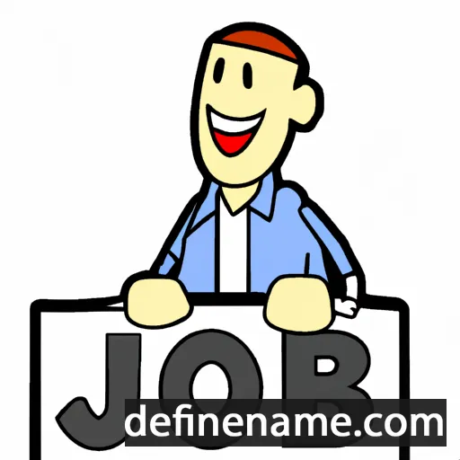 cartoon of the name Job