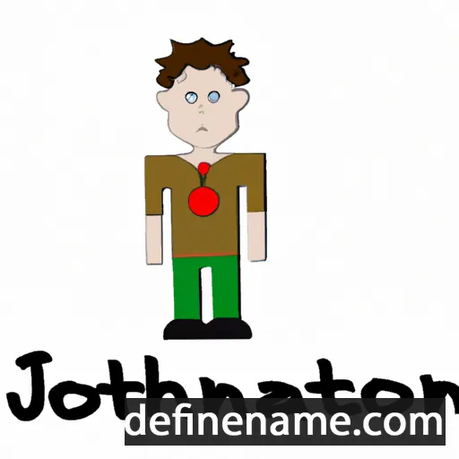 cartoon of the name Johnathon