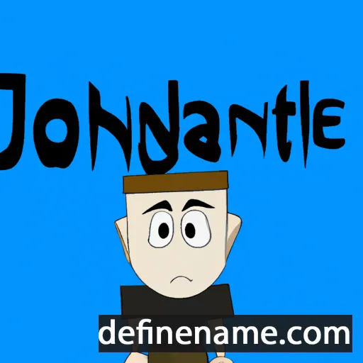 cartoon of the name Johnnie