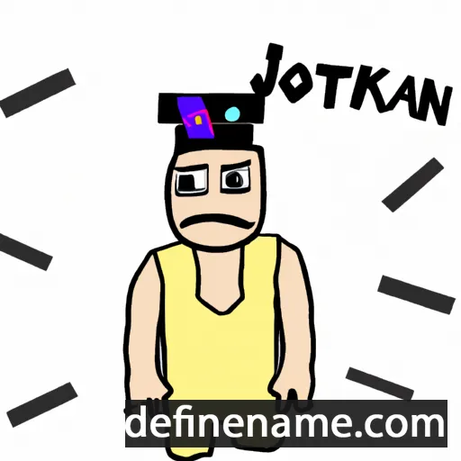 cartoon of the name Joktan