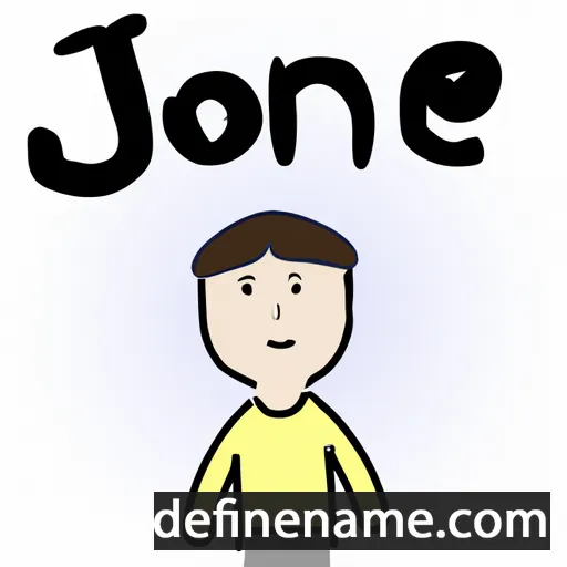 cartoon of the name Jong