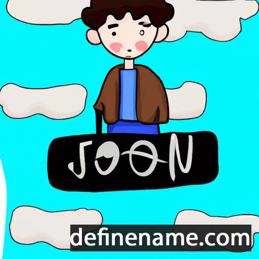 cartoon of the name Joon