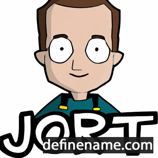 cartoon of the name Jorrit