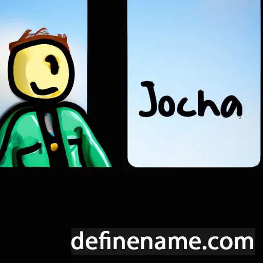 cartoon of the name Joschka