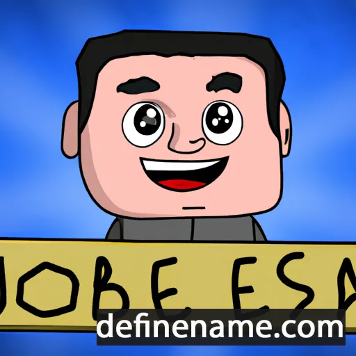 cartoon of the name Joseba