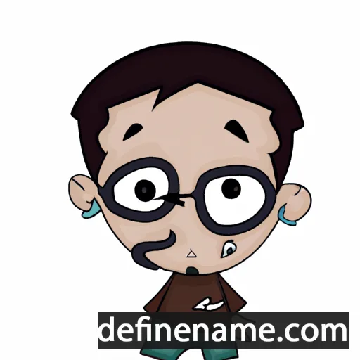 cartoon of the name Juan José