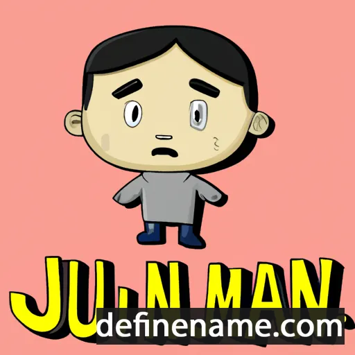 cartoon of the name Juan Manuel