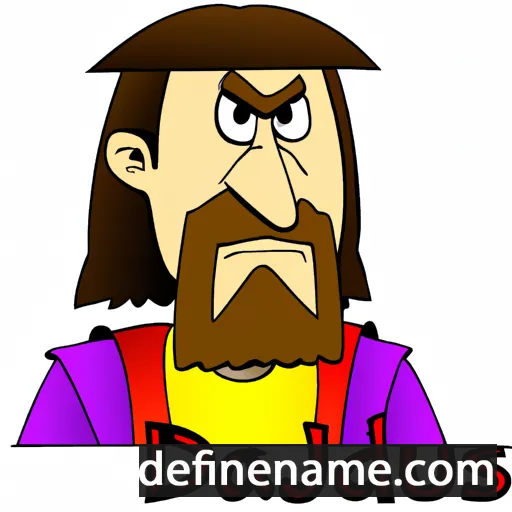 cartoon of the name Judas