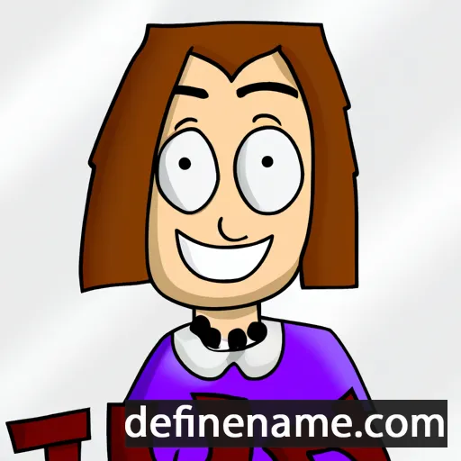 cartoon of the name Judi