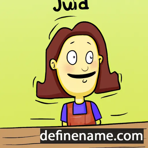 cartoon of the name Judit