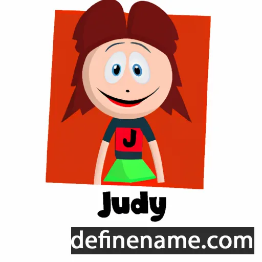 cartoon of the name Judy