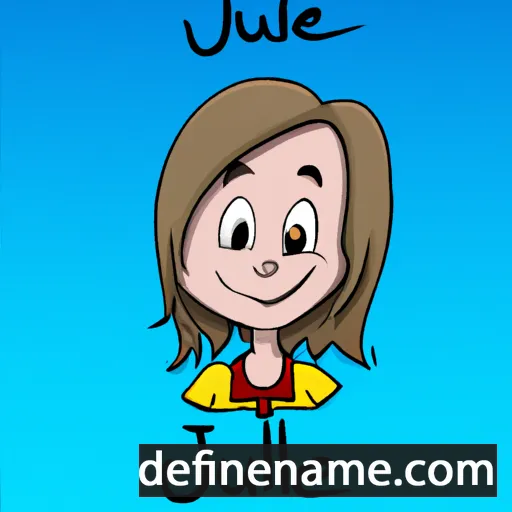 cartoon of the name Julie