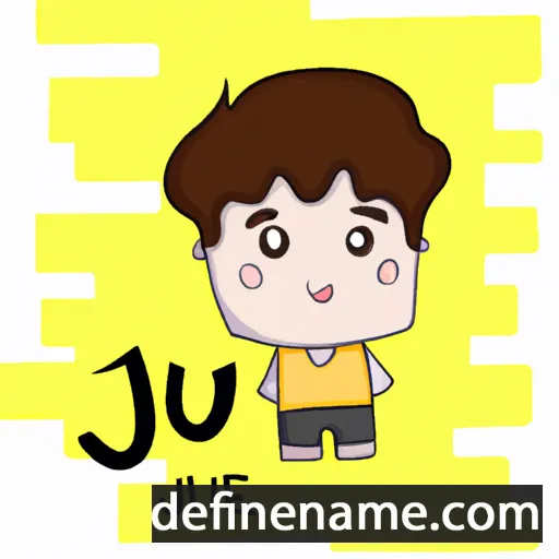 cartoon of the name Jun