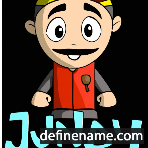 cartoon of the name Junayd