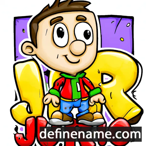 cartoon of the name Junior