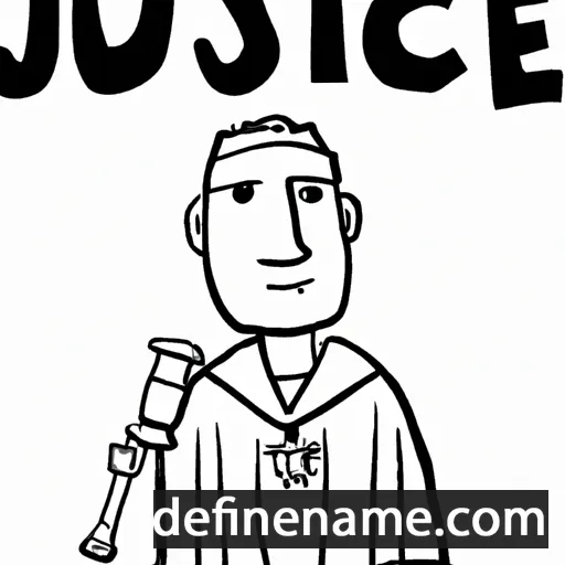 Justice cartoon