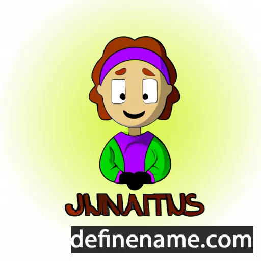 cartoon of the name Justinas