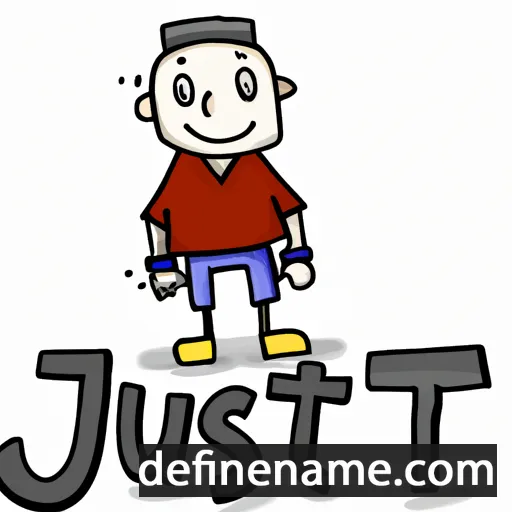 Justy cartoon