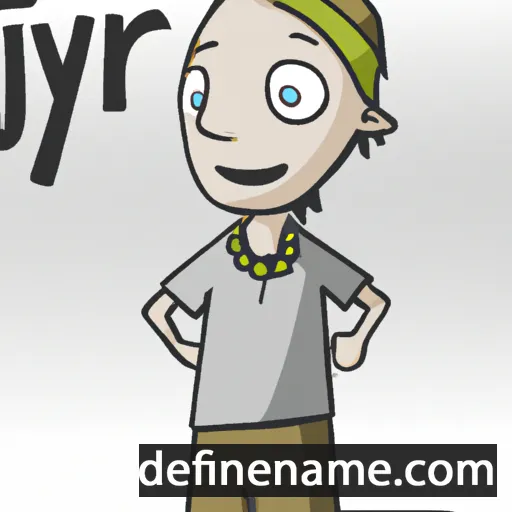 cartoon of the name Jyri