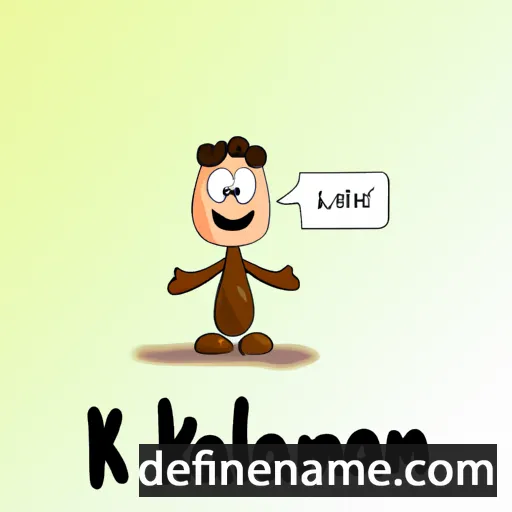 cartoon of the name Kálmán