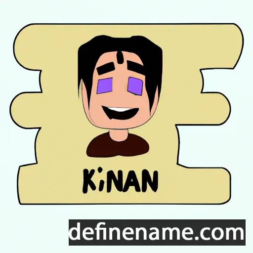 cartoon of the name Kənan