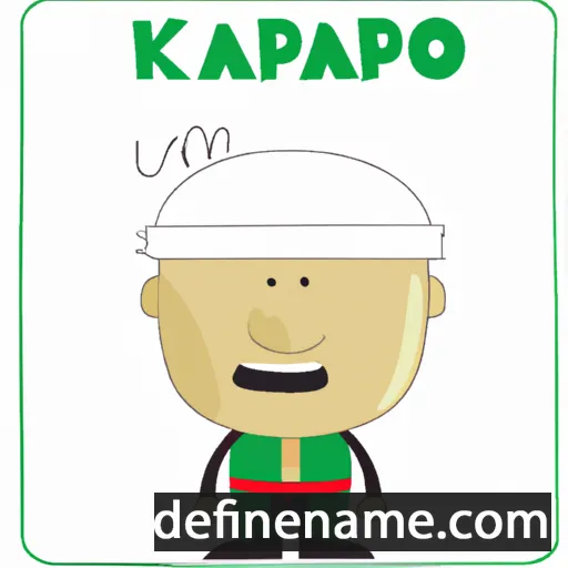 cartoon of the name Kaapro