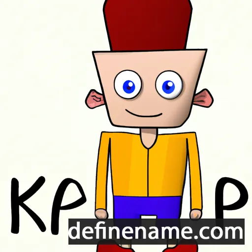 cartoon of the name Kacper