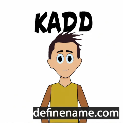 cartoon of the name Kadir