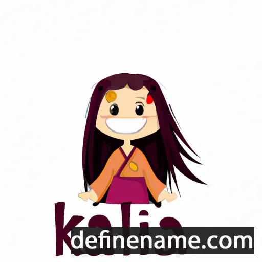 cartoon of the name Kaija