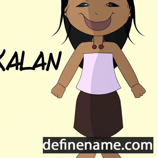 Kalani cartoon