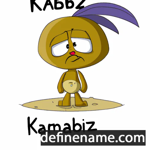 cartoon of the name Kambiz