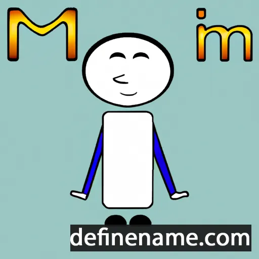 cartoon of the name Mîm