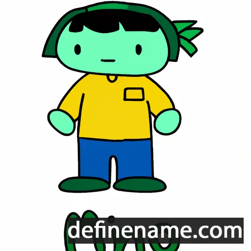 cartoon of the name Mieno