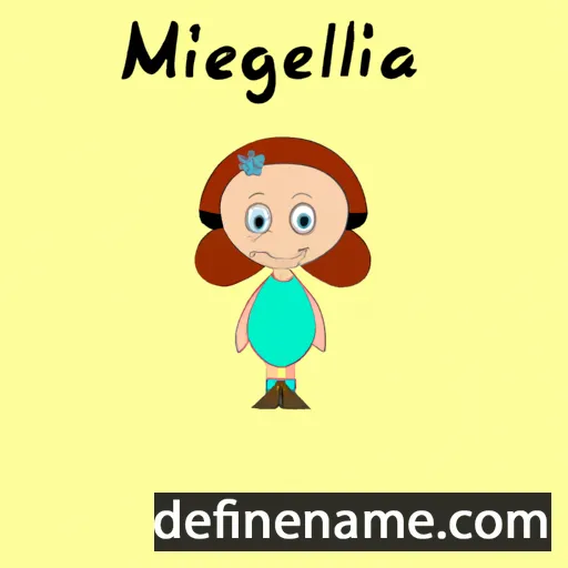 cartoon of the name Miglena