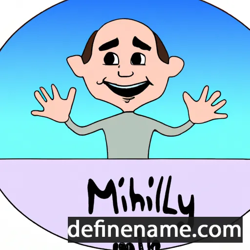 cartoon of the name Mihaly