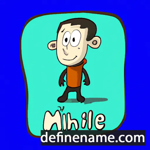 Mihel cartoon