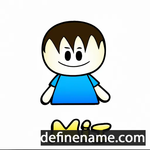 cartoon of the name Mii