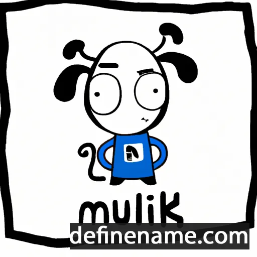 cartoon of the name Miikul