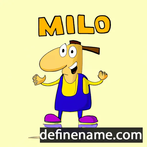 cartoon of the name Mijajlo