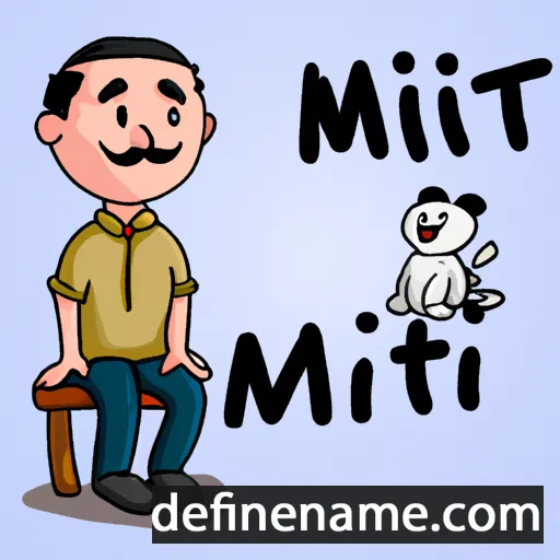 cartoon of the name Mijat