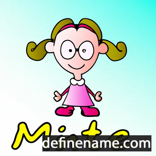 cartoon of the name Mijntje