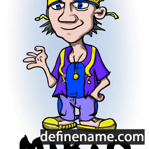 cartoon of the name Mijomir