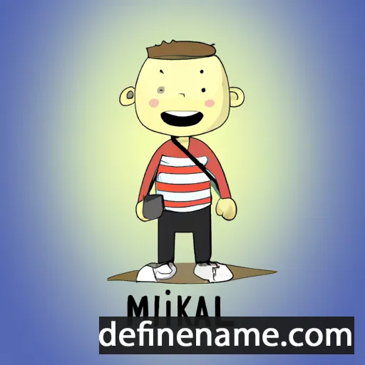 Mikál cartoon