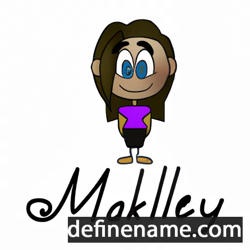 cartoon of the name Mikaely