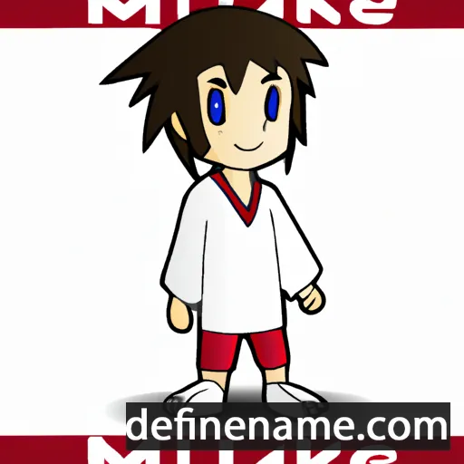 cartoon of the name Mikage