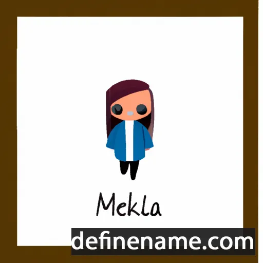 cartoon of the name Mikenna