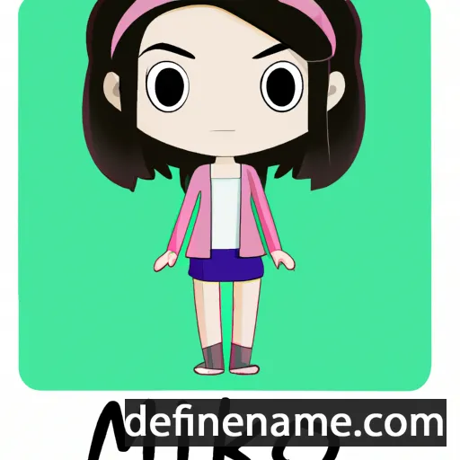 cartoon of the name Mikiko