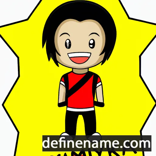 cartoon of the name Mikiya